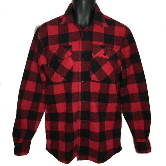 buffalo plaid fleece shirt